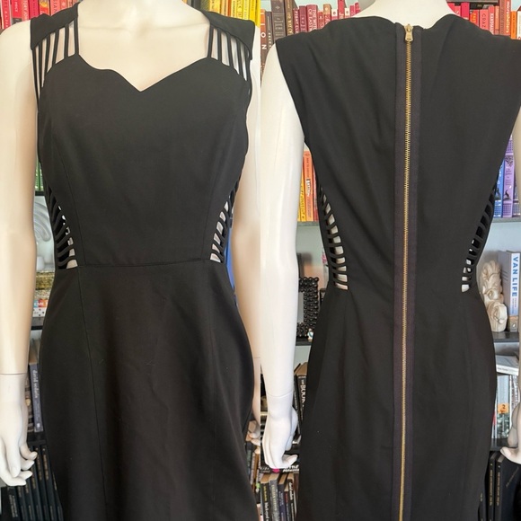 RACHEL Rachel Roy Black Sleeveless Sheath Dress - Picture 8 of 10